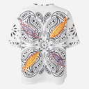 J By J 2806 Oversized Sweat Tee White