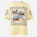 J By J 2807 Oversized Sweat Tee Yellow