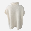 J By J 3028 Oversized Roll Neck Knit Off White