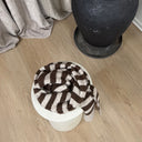 J By J 3056 Stripe Scarf Brown/Beige