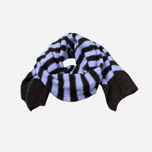 J By J 3056 Stripe Scarf Brown/Purple