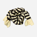 J By J 3056 Stripe Scarf Brown/Yellow