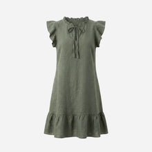 J By J 4838 Linen Dress Army