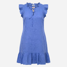 J By J 4838 Linen Dress Blue