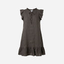 J By J 4838 Linen Dress Brown