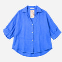 J By J 5298 Linen Shirt Blue