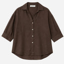J By J 5298 Linen Shirt Brown