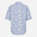 J By J 5300 Embroidery Small Striped Shirt Blue