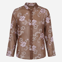 J By J 5343 Embroidery Shirt Brown