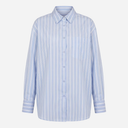 J By J 5381 Striped Shirt Light Blue