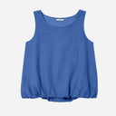J By J 5553 Linen Ballon Top Blue