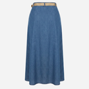 J By J 5608 Tencel Denim Skirt Blue