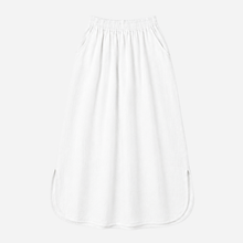 J By J 5739 Linen Skirt White
