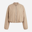 J By J 6313 Oversized Bomber jacket Beige
