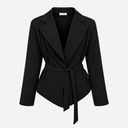 J By J 67019 Cropped Blazer Black