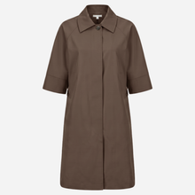 J By J 6706 Oversized Trench Coat Brown