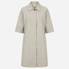 J By J 6706 Oversized Trench Coat Ivory
