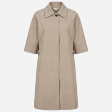 J By J 6706 Oversized Trench Coat Sand