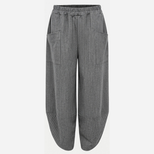J By J 68211Z Pinstripe Barrel Pants Grey