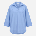 J By J 70548 LS Cotton Blouse Blue