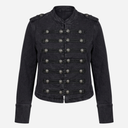 J By J 8001 Stretch Denim Jacket Black