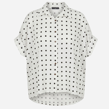J By J 8504-3 Oversized Dot Shirt White