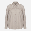J By J 8655 Lace Sleeve Shirt Fango