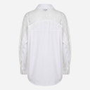 J By J 8655 Lace Sleeve Shirt White