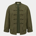 J By J 91517A Stretch Denim Jacket Khaki