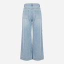 J By J 9347 Stretch Wide Jeans Light Blue