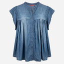 J By J 96220 Denim Top Blue