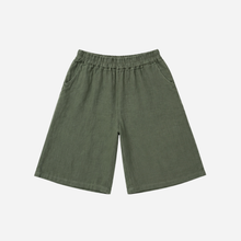 J By J 9753 Linen Shorts Army