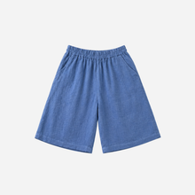 J By J 9753 Linen Shorts Blue