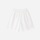 J By J 9753 Linen Shorts White