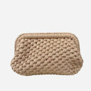 J By J Clutch Dark Beige