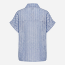 J By J Cotton Linen Striped Summer Set Blue