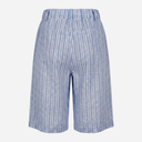 J By J Cotton Linen Striped Summer Set Blue