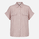 J By J Cotton Linen Striped Summer Set Rose