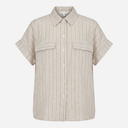 J By J Cotton Linen Striped Summer Set Sand