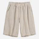 J By J Cotton Linen Striped Summer Set Sand