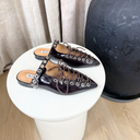 J By J E0519 Varnish Sandals Black