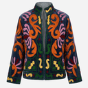 J By J Embroidery Unique Jacket Dark Grey