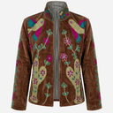 J By J Embroidery Unique Jacket No. 5 Brown