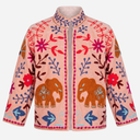 J By J Embroidery Unique Jacket Peach