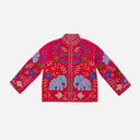 J By J Embroidery Unique Jacket Pink / Orange