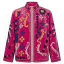 J By J Embroidery Unique Jacket Pink