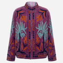 J By J Embroidery Unique Jacket Purple / Blue