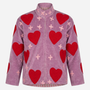 J By J Embroidery Unique Jacket Purple Heart