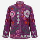 J By J Embroidery Unique Jacket Purple
