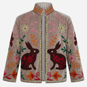 J By J Embroidery Unique Jacket Sand / Brown